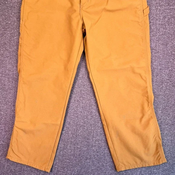 VTG Walls Master Made Carpenter Pants Mens 40x32 Tan Workwear Nylon USA Hunting - Picture 6 of 16